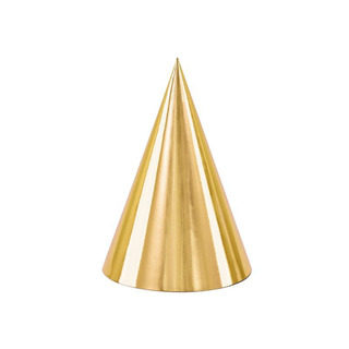 Chapéus de papel Dourado