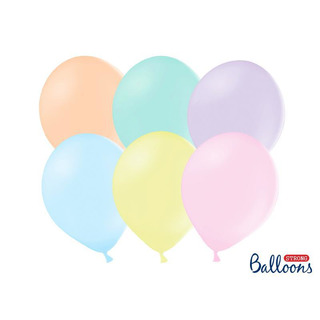 BALÕES PASTEL MIX 30cm (100un)